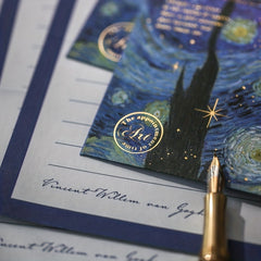 Time Covenant Series Envelope Set Retro Monet Letter Paper 6 Sheets