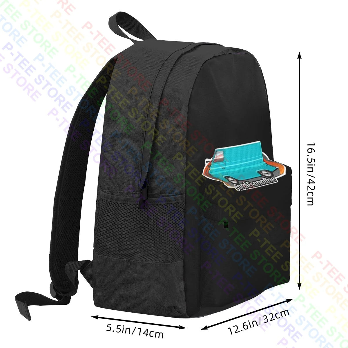 1961 1967 E Series Econoline Panel Van Large Capacity Backpack Print Sports Bag