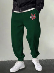 Men's Print Sweatpants Casual Stretch Drawstring Joggers