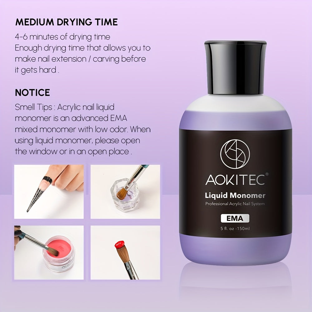 Professional Monomer Acrylic Nail Liquid 150ml Non Yellowing MMA