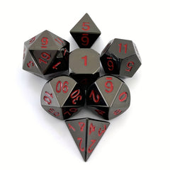 7pcs Metal Dice Board Game Set