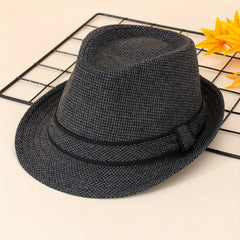 Four Seasons Usable Wide Brim Fedora Hat For Party Meeting