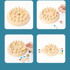 Memory Chess Puzzle Game Children's Toys Wooden Colorful Memory Chess
