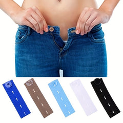 Adjustable Elastic Waist Extender for Pants Jeans Trousers