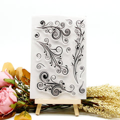 Flower Silicone Painting Stencil Stamp Seal Kids Stationery