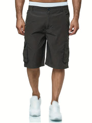 Men's Outdoor Cargo Shorts Summer Casual Solid
