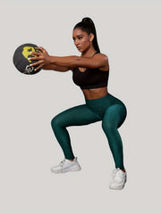 High Waist Honeycomb Yoga Leggings for Women