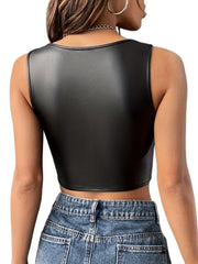 Y2K Sexy Square Neck Bustier Tank Top