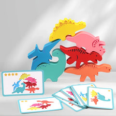 Dinosaur Animal Stack Height Toy Fun Balance Challenge Exercise