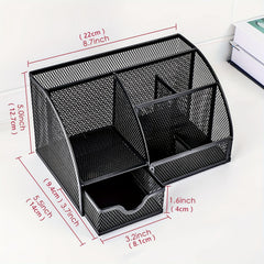 Mesh Pen Holder for Desk Organization at Home & Office