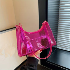 Clear Crossbody Shoulder Bag for Beach Travel