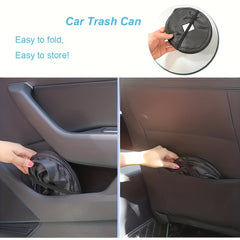 Car Trash Can 30x20x20cm Collapsible Bucket