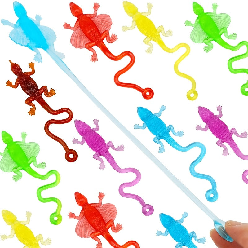 10pcs Sticky Toys Elastic Stretchable Brightly Colored Sensory Play