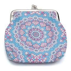 Ethnic Style Coin Purse Geometric Pattern Small Wallet Girl s Bank Card Bag