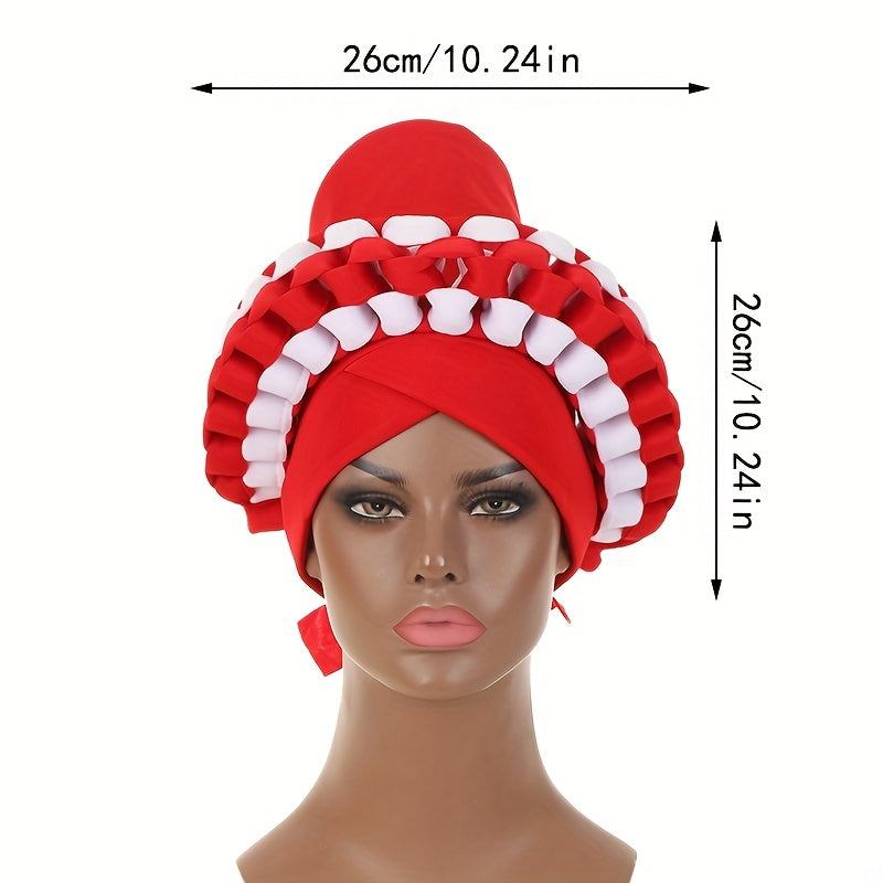 Double Braided Turban Cap Beanie Elastic Bonnet Head Wrap Hijab Hat Women