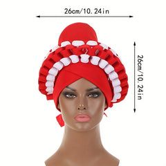 Double Braided Turban Cap Beanie Elastic Bonnet Head Wrap Hijab Hat Women