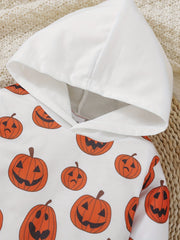 Halloween Cartoon Graphic Hoodie Sweatshirt