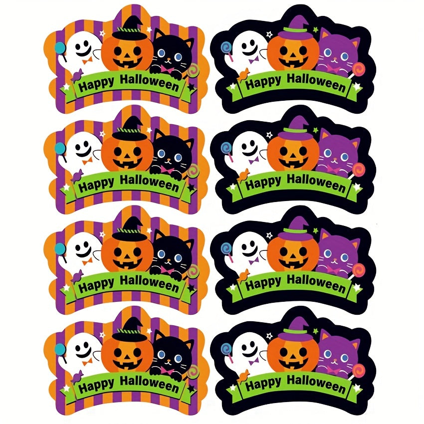 Halloween Pumpkin Stickers 40pcs - Party Decoration