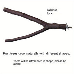 Wood Perch Stand for Parrots and Hamsters - Comfortable and Safe Resting Spot