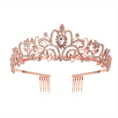 Princess Rhinestone Crown Hair Hoop Hair Accessory
