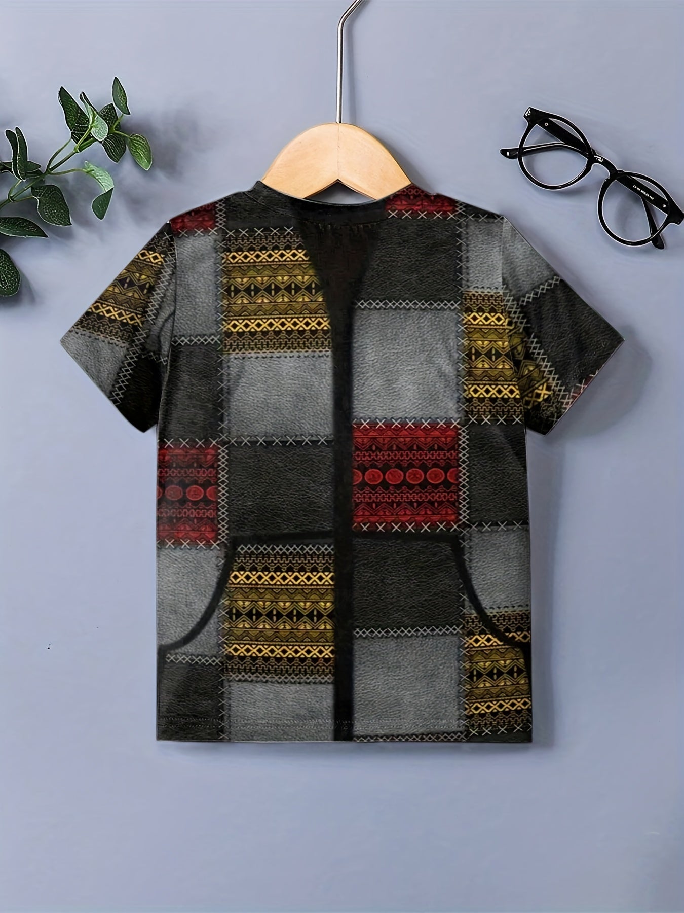 Kids' Graphic Tee Short Sleeve Active T shirt For Summer Outdoor