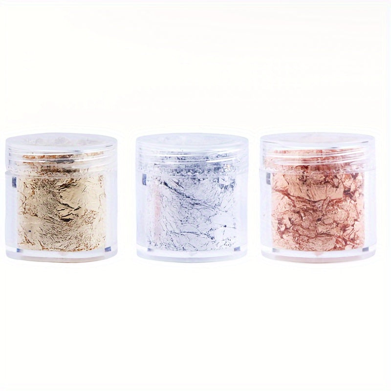 3 Colors Resin Foil Flakes Nail Foils Arts & Crafts Epoxy Tumbler