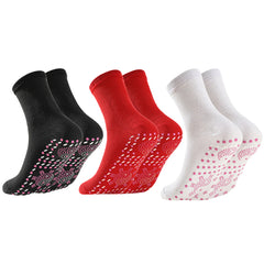 3 Pairs Self Heating Thermal Socks Warm Massage Women's Stockings