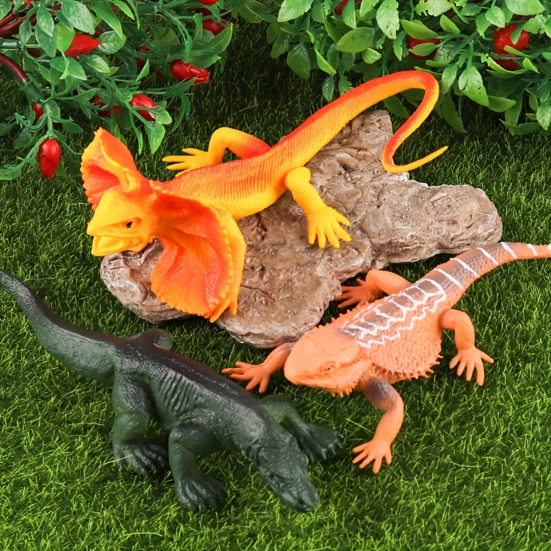 26pcs Realistic Insect Model Set Butterflies Mantis Spider Lizard Frog & More