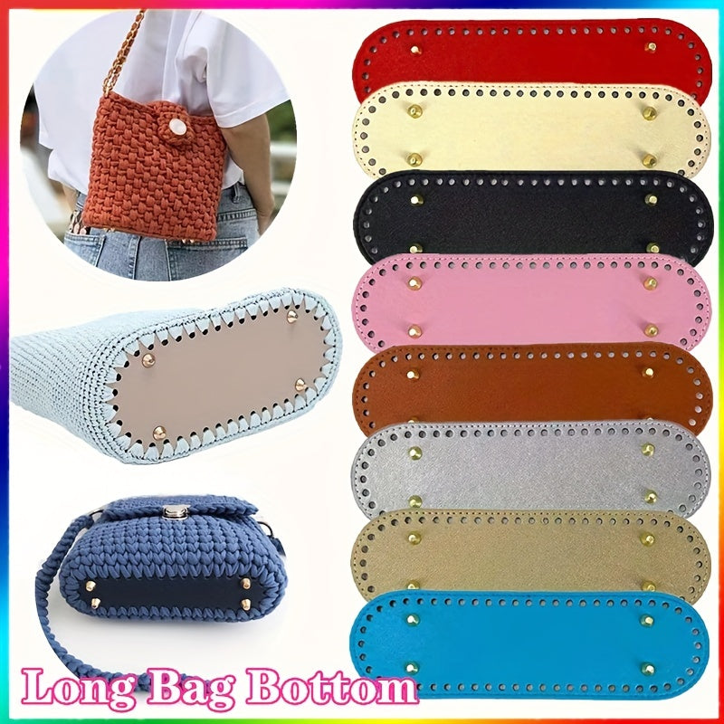 PU Leather Bag Bottom for Women DIY Purse Handbag