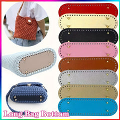 PU Leather Bag Bottom for Women DIY Purse Handbag