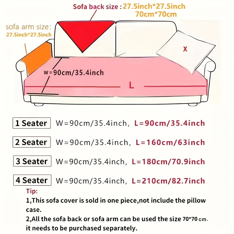 Rabbit Plush Sofa Cover Winter Thickened Couch Cover Furniture Protector