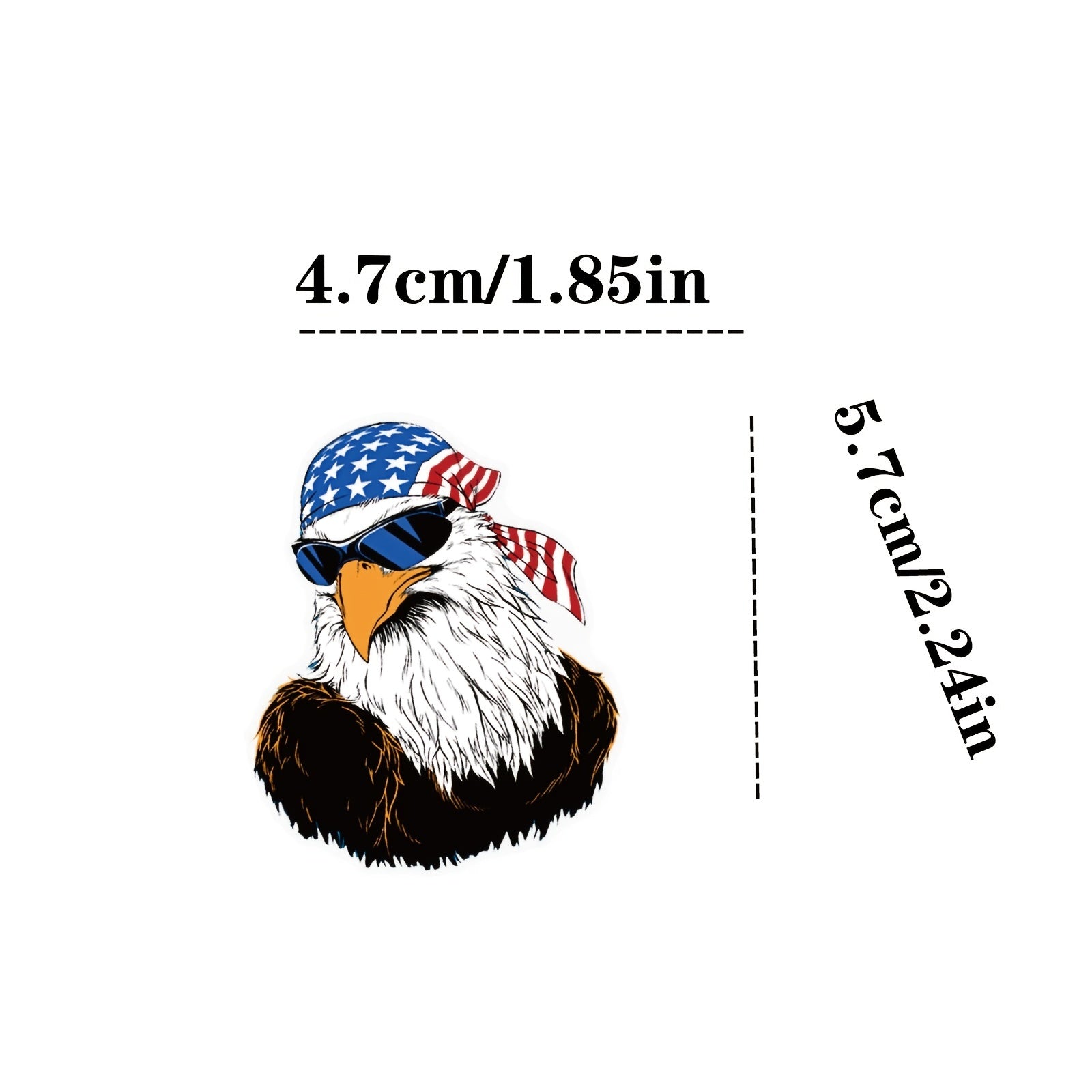 American Flag Vinyl Stickers 4th of July Decals