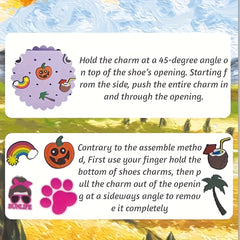 Pumpkin Beach Bag Charms for Rubber Totes