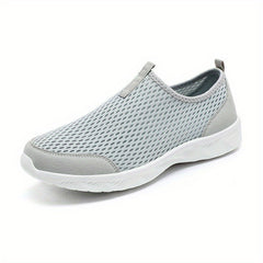 Men's Mesh Hollow Out Sneakers Slip On Walking Shoes