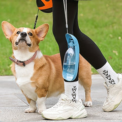 Portable Pet Dog Water Bottle Foldable Bowl Puppy Outdoor Drinking Bottle