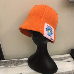 Kids Ear Protection Windproof Knit Beanie Hat Soft Top Knitted Hat