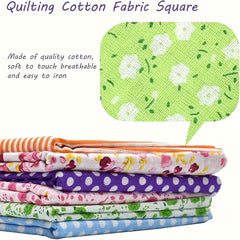 40pcs Fabric Patchwork Squares Bundle DIY Sewing Scrapbooking Quilting Craft