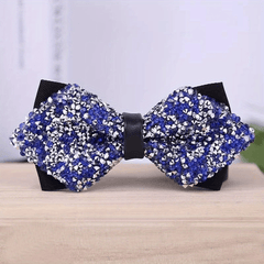 Glitter Faux Diamond Bow Tie for Men