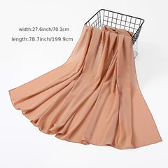 Pearl Chiffon Women's Winter Shawl Scarf