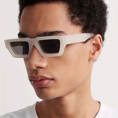 Men's Small Frame Polarized Sunglasses UV Protection PC Eyewear