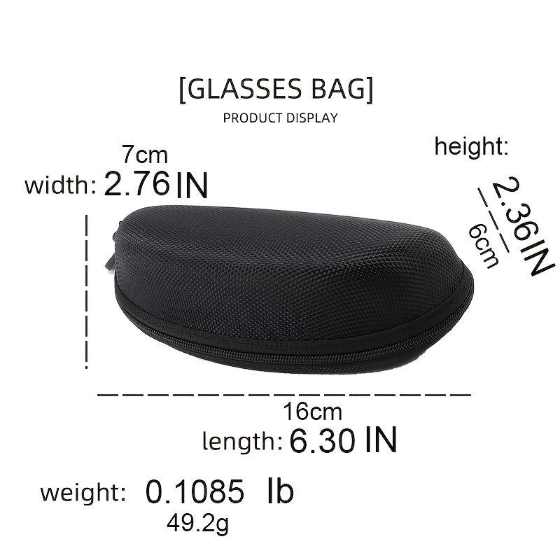 Men's Zippered Sunglasses Case