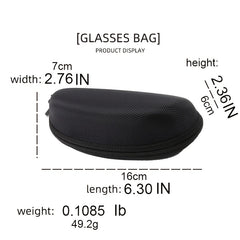 Men's Zippered Sunglasses Case