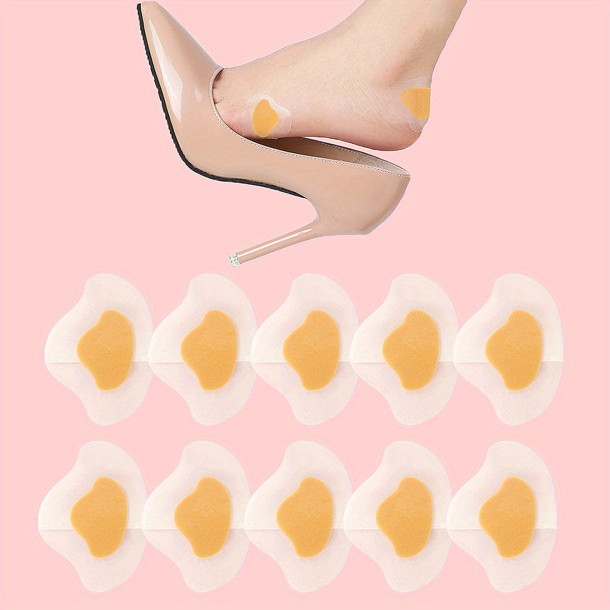 Invisible Anti Abrasion Foot Sticker Waterproof Self Adhesive