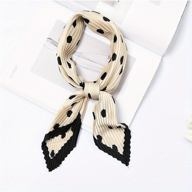 Polka Dot Bandana Neckerchief Scarf Head Wrap Vacation Accessory
