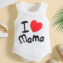 Newborn Cotton Baby Jumpsuit Sleeveless