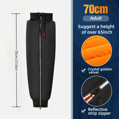 Winter Warm Leg Protection Velvet Waterproof Motorcycle Knee Pads