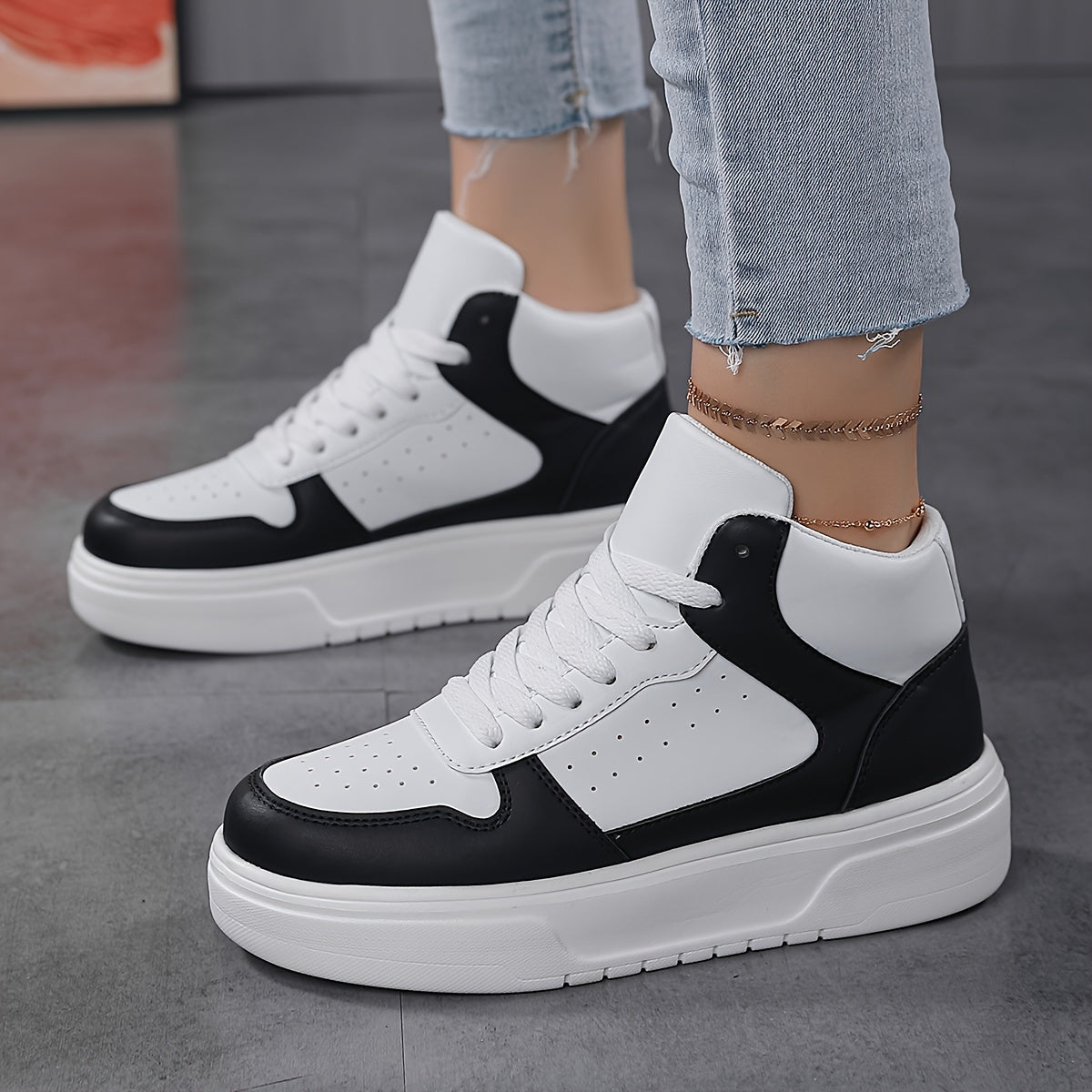 Women's Lightweight Skate Shoes Wear Resistance Sneakers