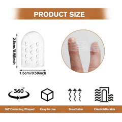 HappyFit 10pcs Big Toe Caps Gel Toe Protector With Breathable Hole