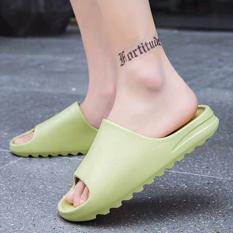 Men's Pillow Slides Casual Non Slip Slippers Open Toe Shoes