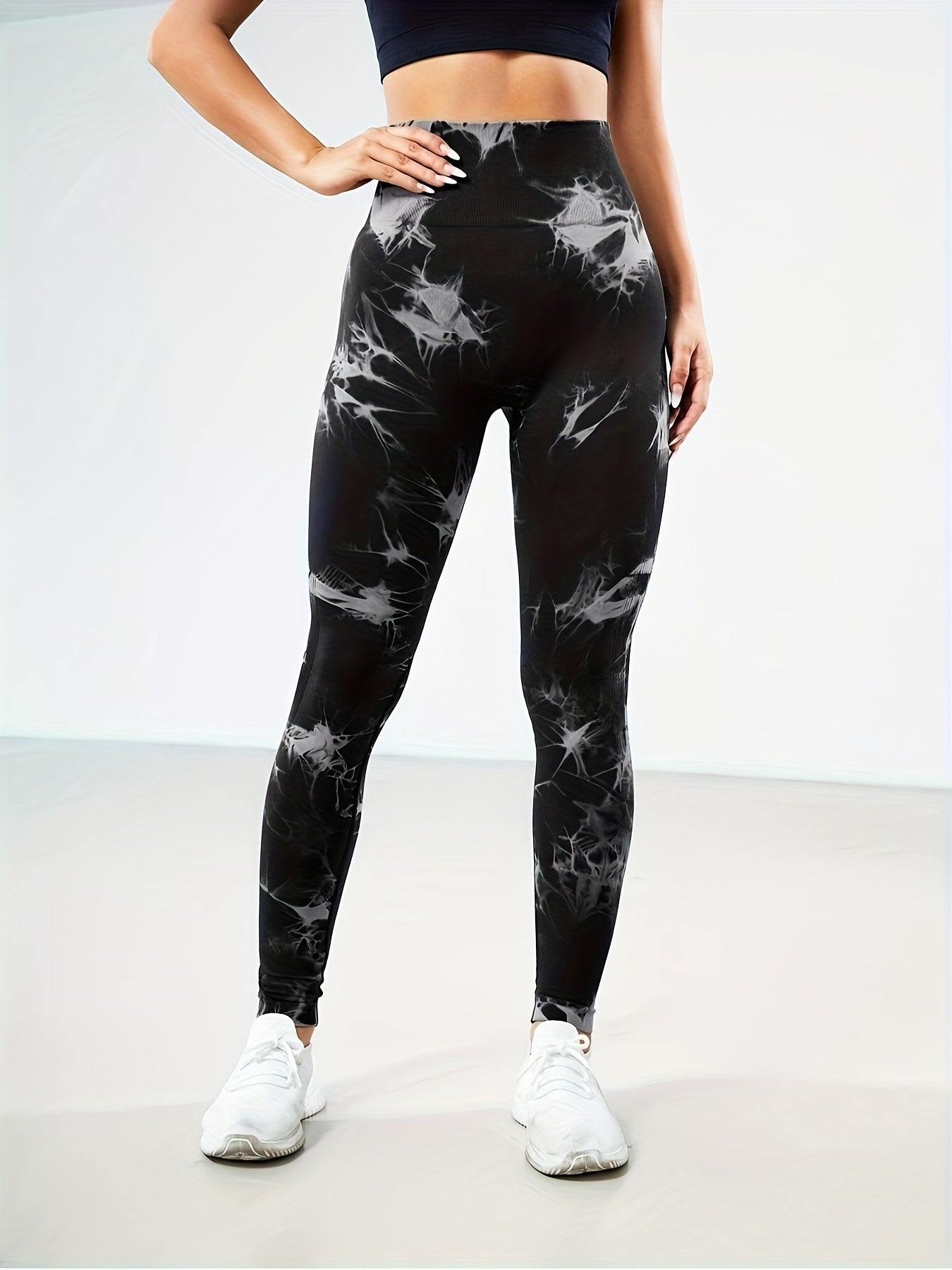 Tie Dye Yoga Workout Pants Fitness Leggings Activewear